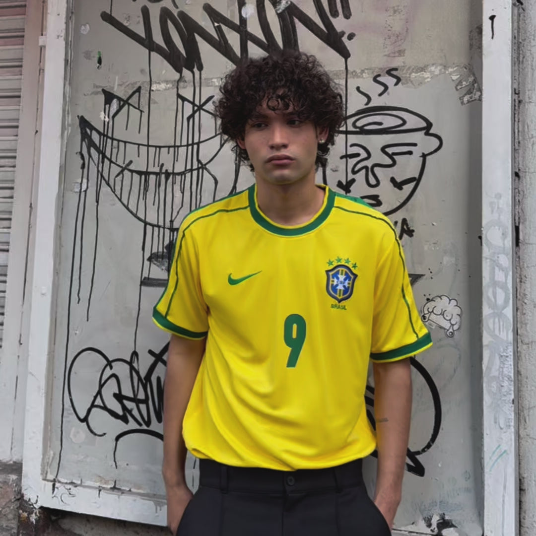Camisa Brasil Titular 1998 - Amarela