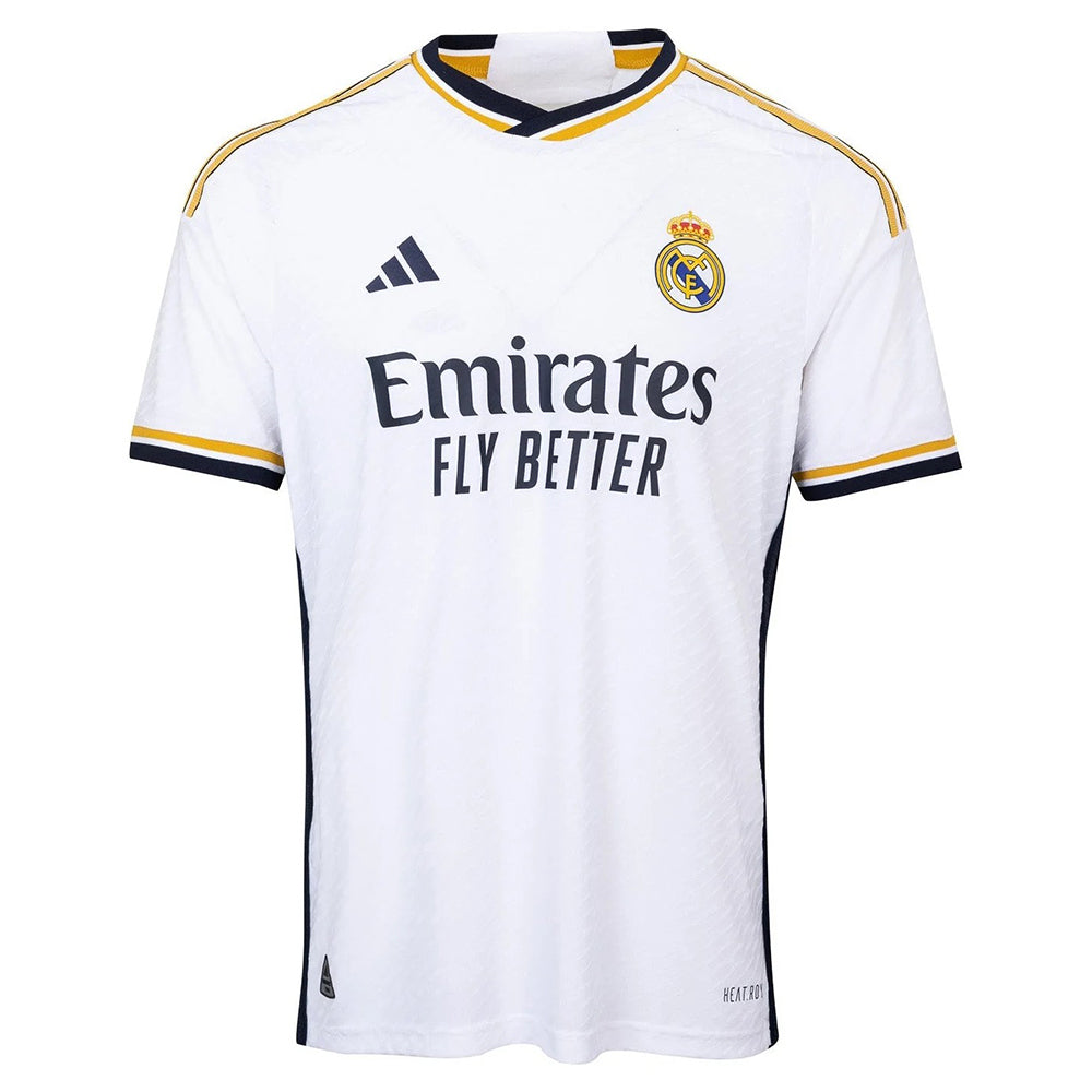 CAMISA REAL MADRID HOME 23/24 ADIDAS VERSÃO TORCEDOR BRANCA