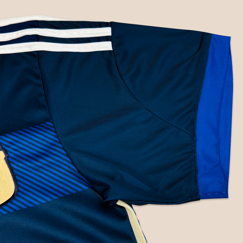 Camisa Argentina Reserva 2014 - Azul Escuro e Dourado