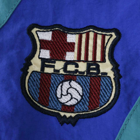 Jaqueta Retro Barcelona 1994 - verde-azul