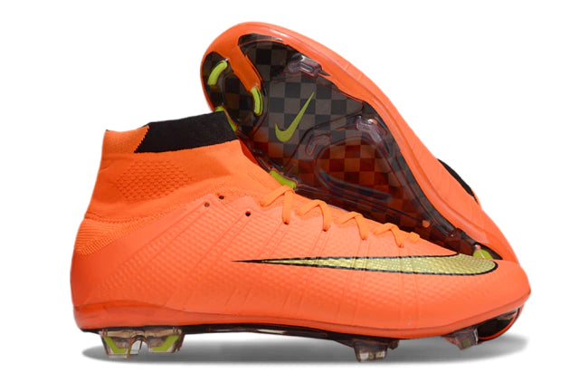 Chuteira Nike Mercurial Superfly Campo Laranja
