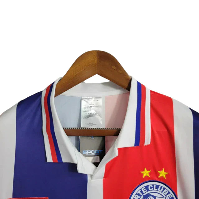 Camisa Bahia Fora 1996 - Versão Listrada Tricolor