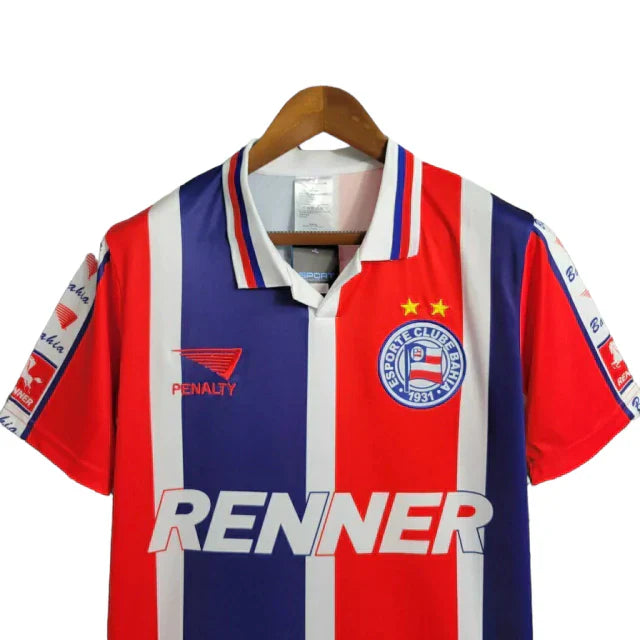 Camisa Bahia Fora 1996 - Versão Listrada Tricolor