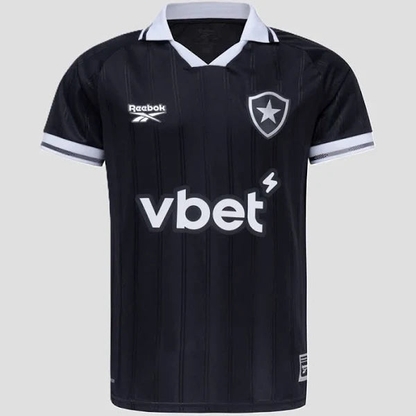 Camisa Botafogo Reserva 2025/26 - Reebok Torcedor - Preta - Lançamento