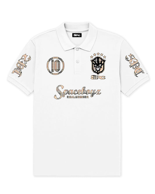 Space Polo Checkmate Brasil White