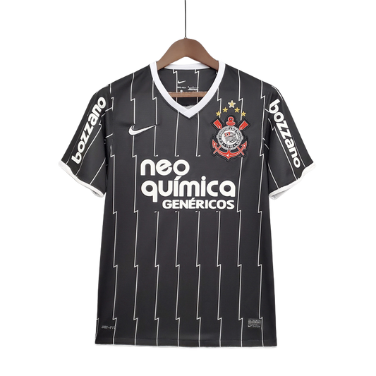Camisa Corinthians Titular 11/12 - Versão Retrô Preta
