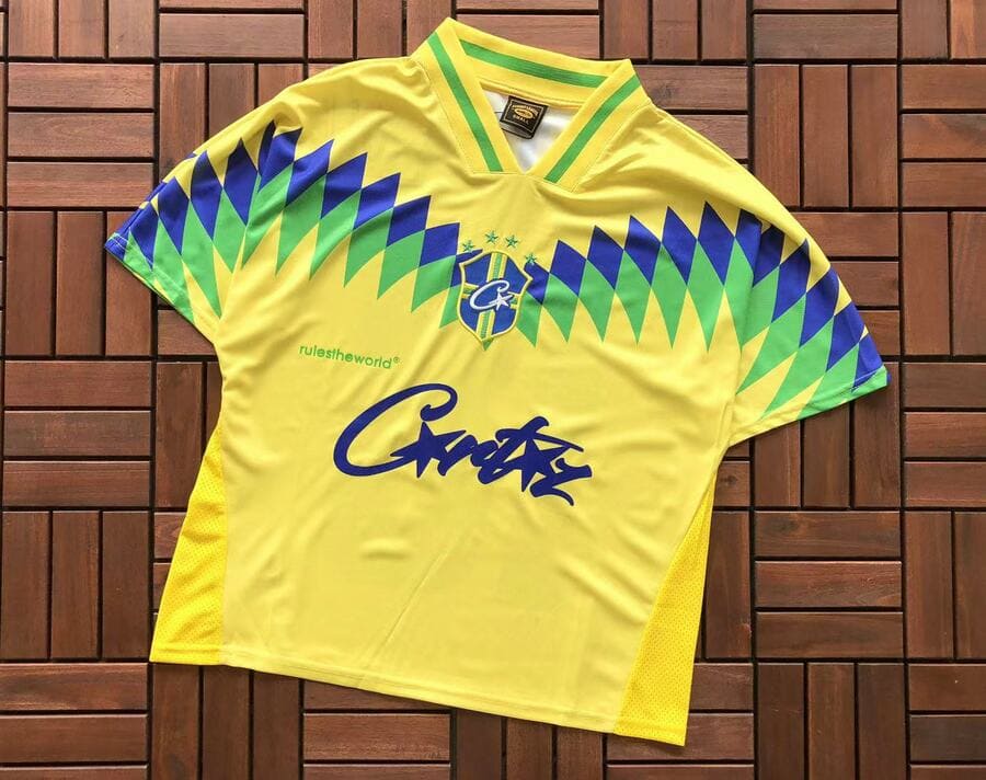 Camisa Corteiz Futebol Brasil Amarela