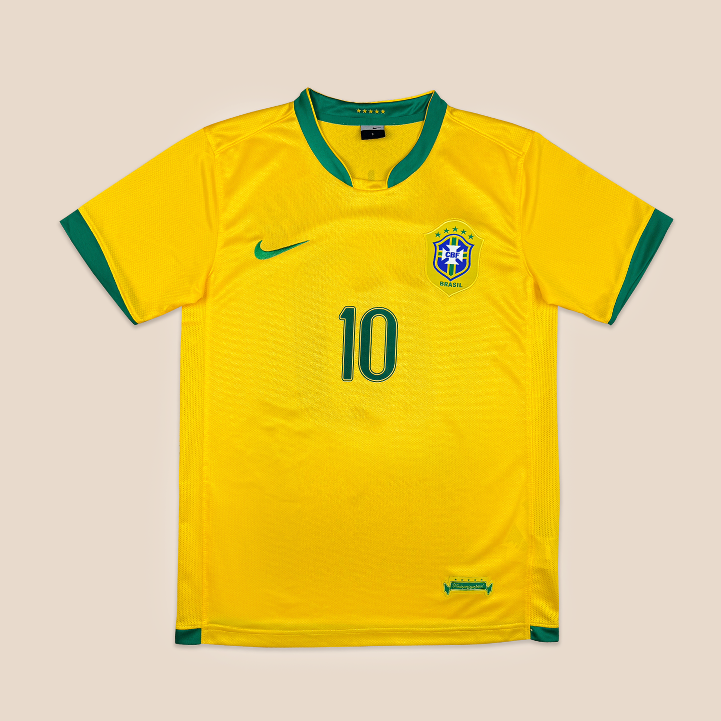 Camisa Brasil Titular 2006 - Amarela