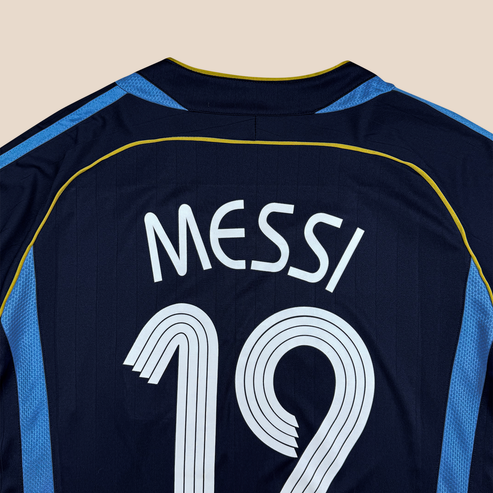 Camisa Argentina Visitante 2006 - Azul Marinho