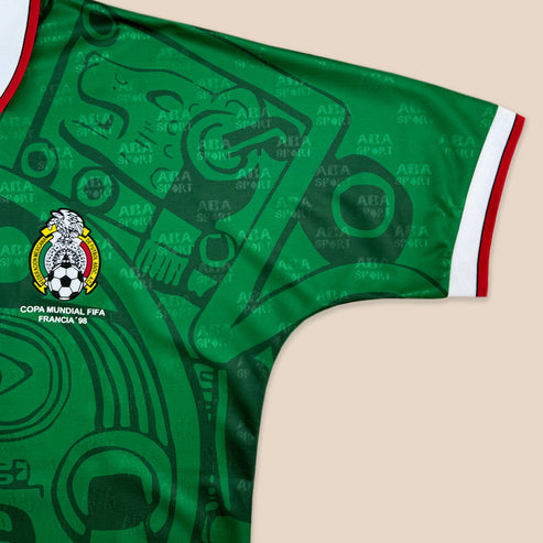 Camisa México 1998 Retrô Local - Verde