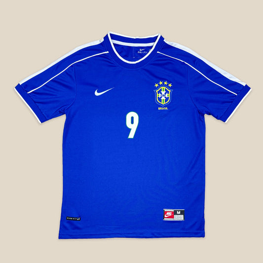 Camisa Brasil Visitante 1998 - Azul