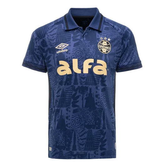 Camisa Grêmio III Marinho Masculina - Classic Umbro 25/26