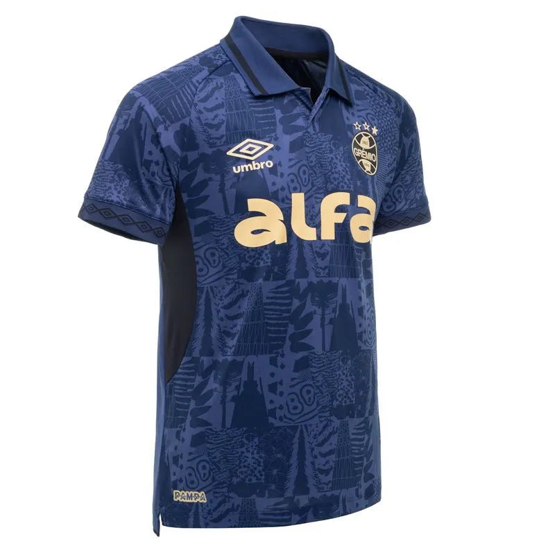 Camisa Grêmio III Marinho Masculina - Classic Umbro 25/26