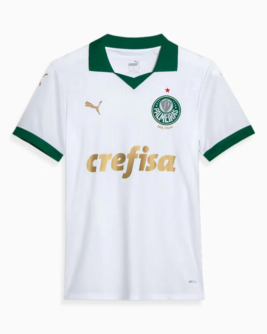 Camisa Palmeiras Away 24/25 - Puma Versão Torcedor Masculina - Branca