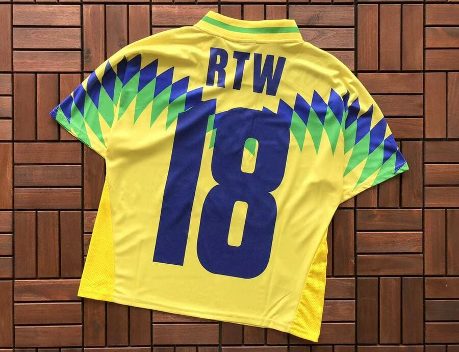 Camisa Corteiz Futebol Brasil Amarela