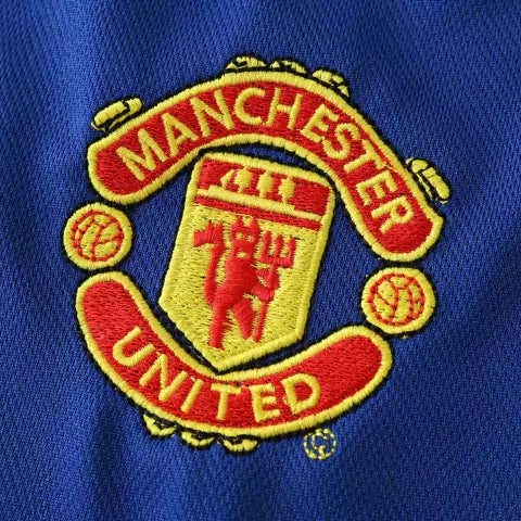 Camisa Manchester United Reserva Away II Retrô 05/06 Torcedor Masculina - Azul