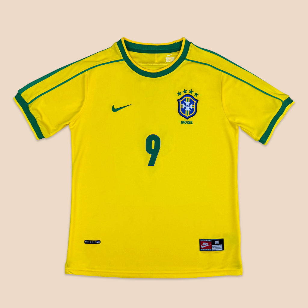 Camisa Brasil Titular 1998 - Amarela