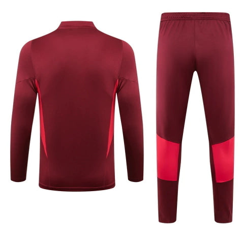 Manchester United - Conjunto de Treino - Agasalho 23/24 Masculina - Vermelho