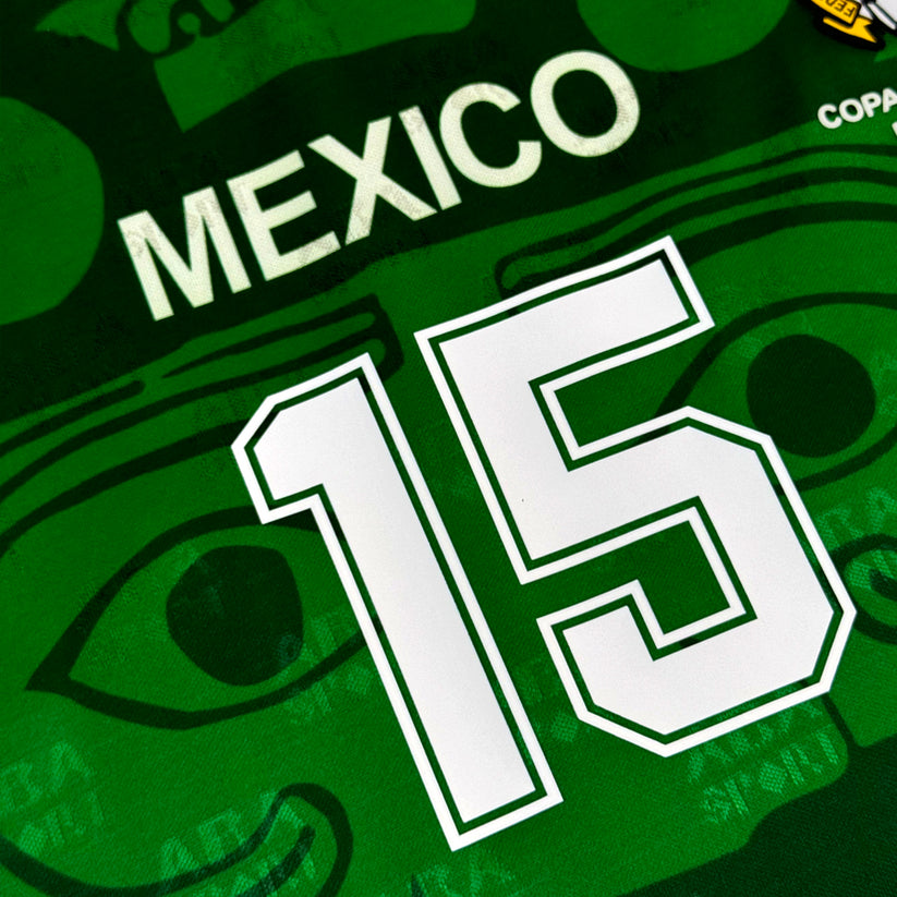 Camisa México 1998 Retrô Local - Verde