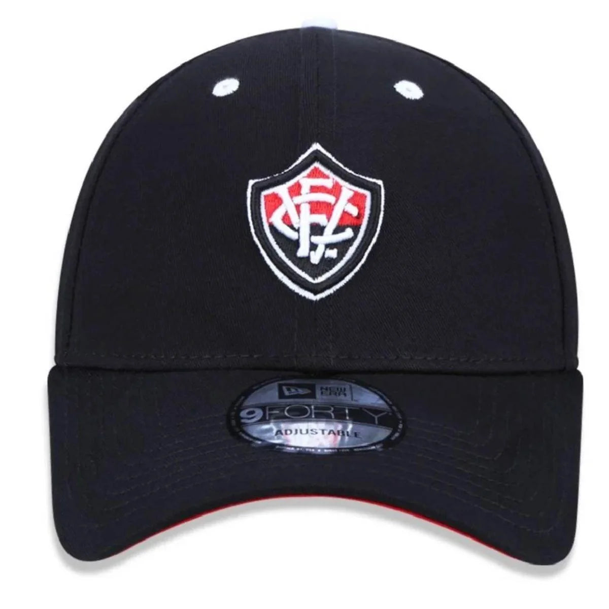 Boné New Era Aba Curva Vitória - Preto