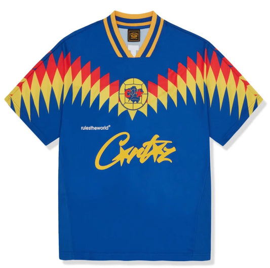 Camisa Corteiz Futebol Azul Colombia