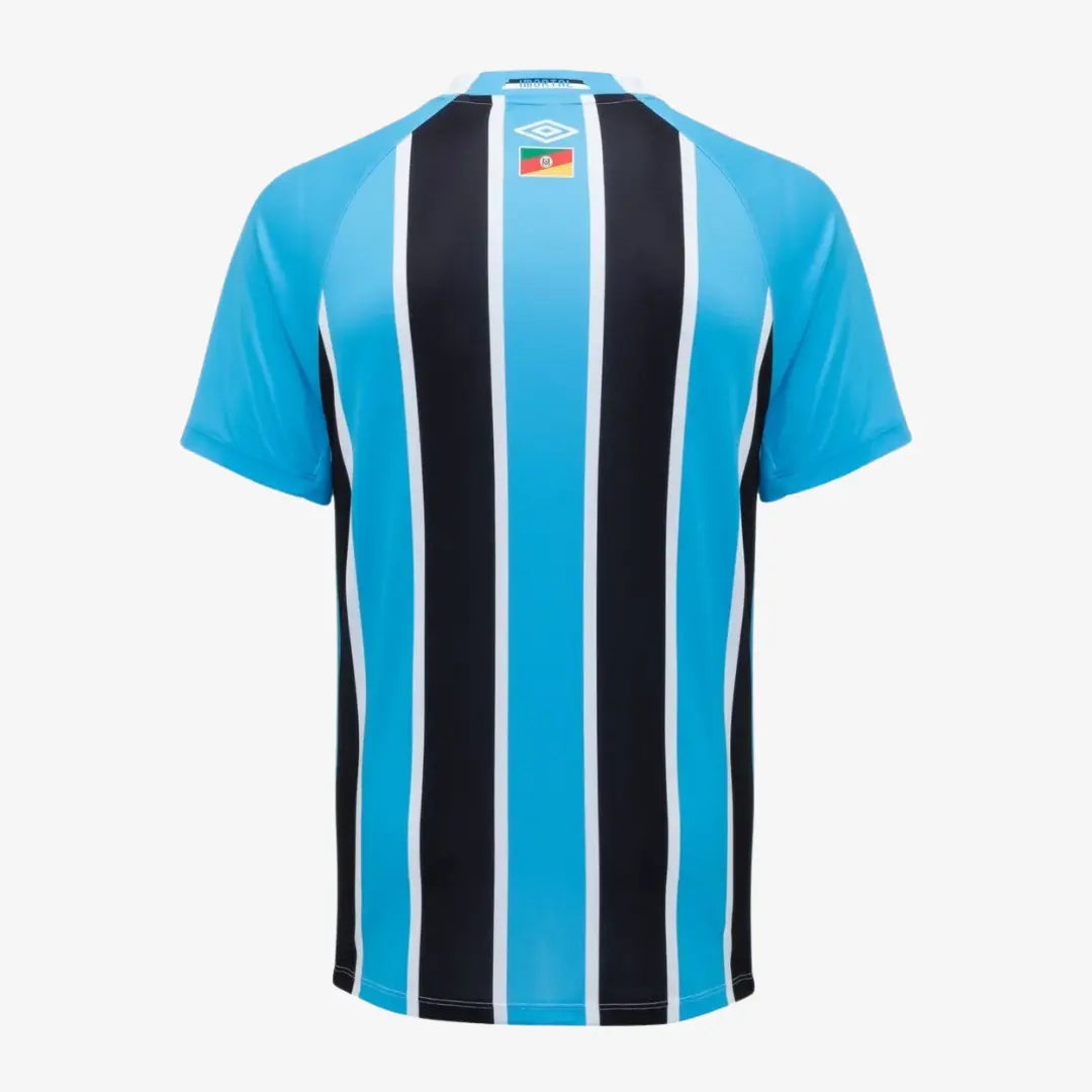 Camisa Umbro Grêmio 2025/26 I - Modelo Torcedor - Azul, Preto, Branco