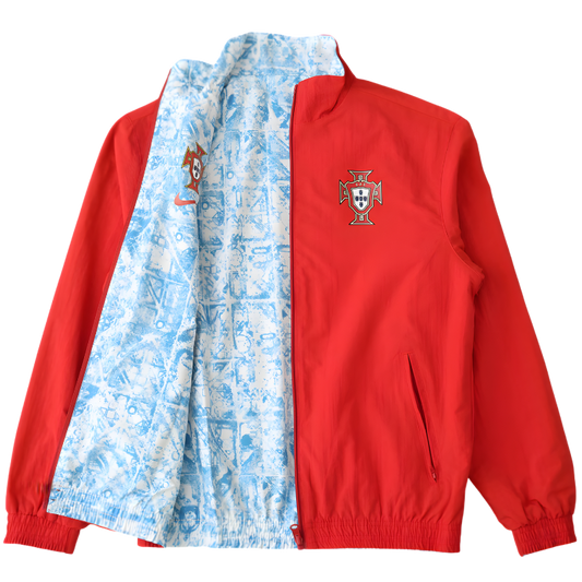 Jaqueta de Portugal vermelha dupla face 2025