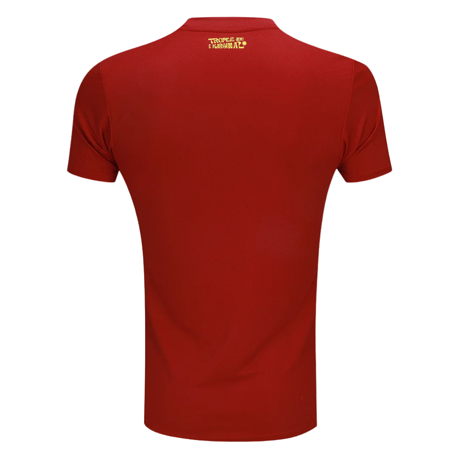 Camisa Bahia III 25/26 - Vermelho e Dourado Sol