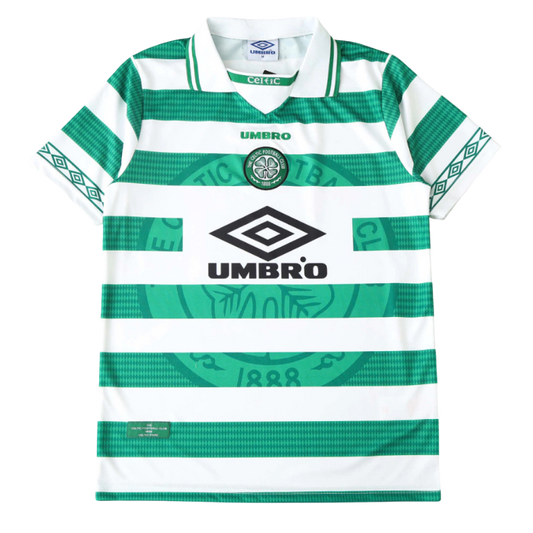 Camisa I Celtic 1997/99 Masculina - Verde e Branco