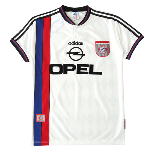 Camisa II Bayern de Munique Retrô 1997/98 Masculina - Branco