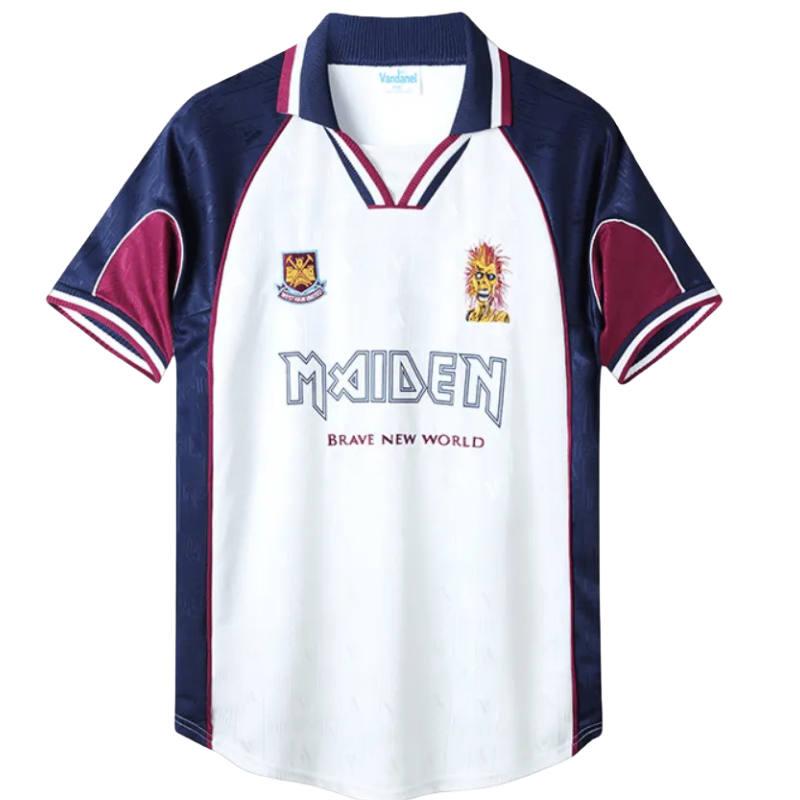 Collab West Ham x Iron Maiden 1999/2001 - Branca e Azul Masculina