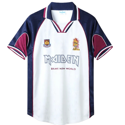 Collab West Ham x Iron Maiden 1999/2001 - Branca e Azul Masculina