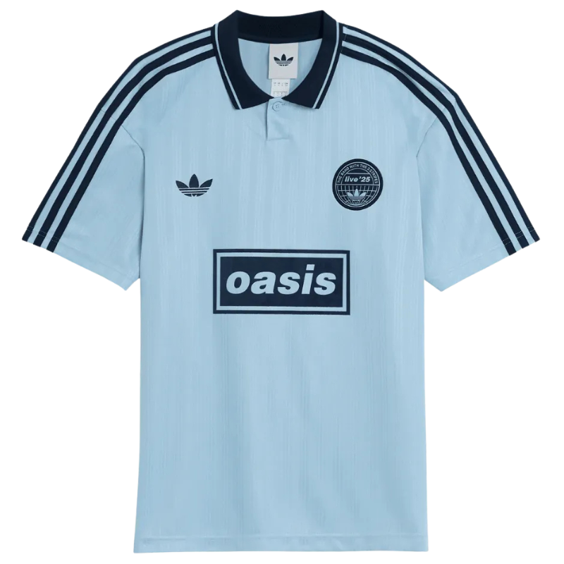 Camisa Comemorativa Live 25 Oasis x Adidas Azul Céu - Masculina
