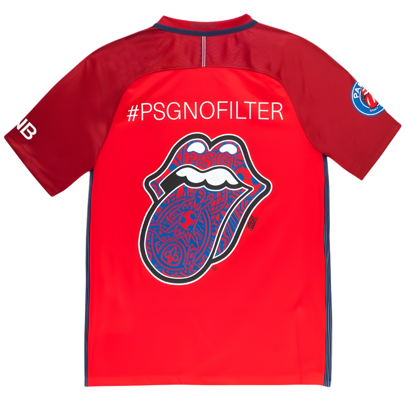 Camisa PSG x Rolling Stones European Tour - Vermelha