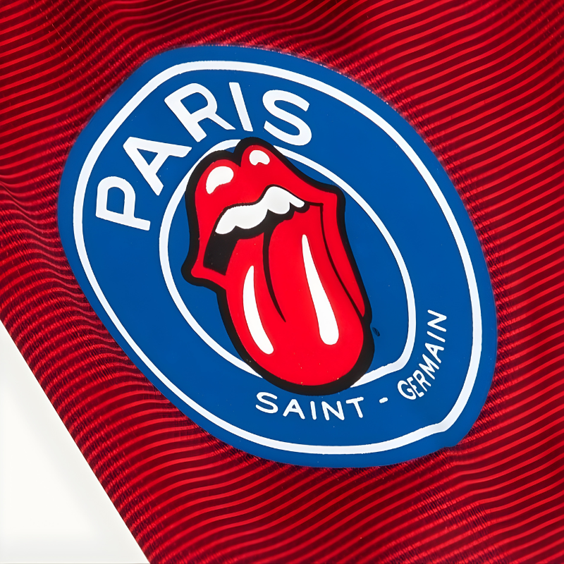 Camisa PSG x Rolling Stones European Tour - Vermelha