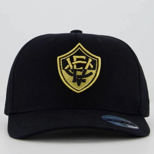 Boné Vitória Americano - Preto e Dourado