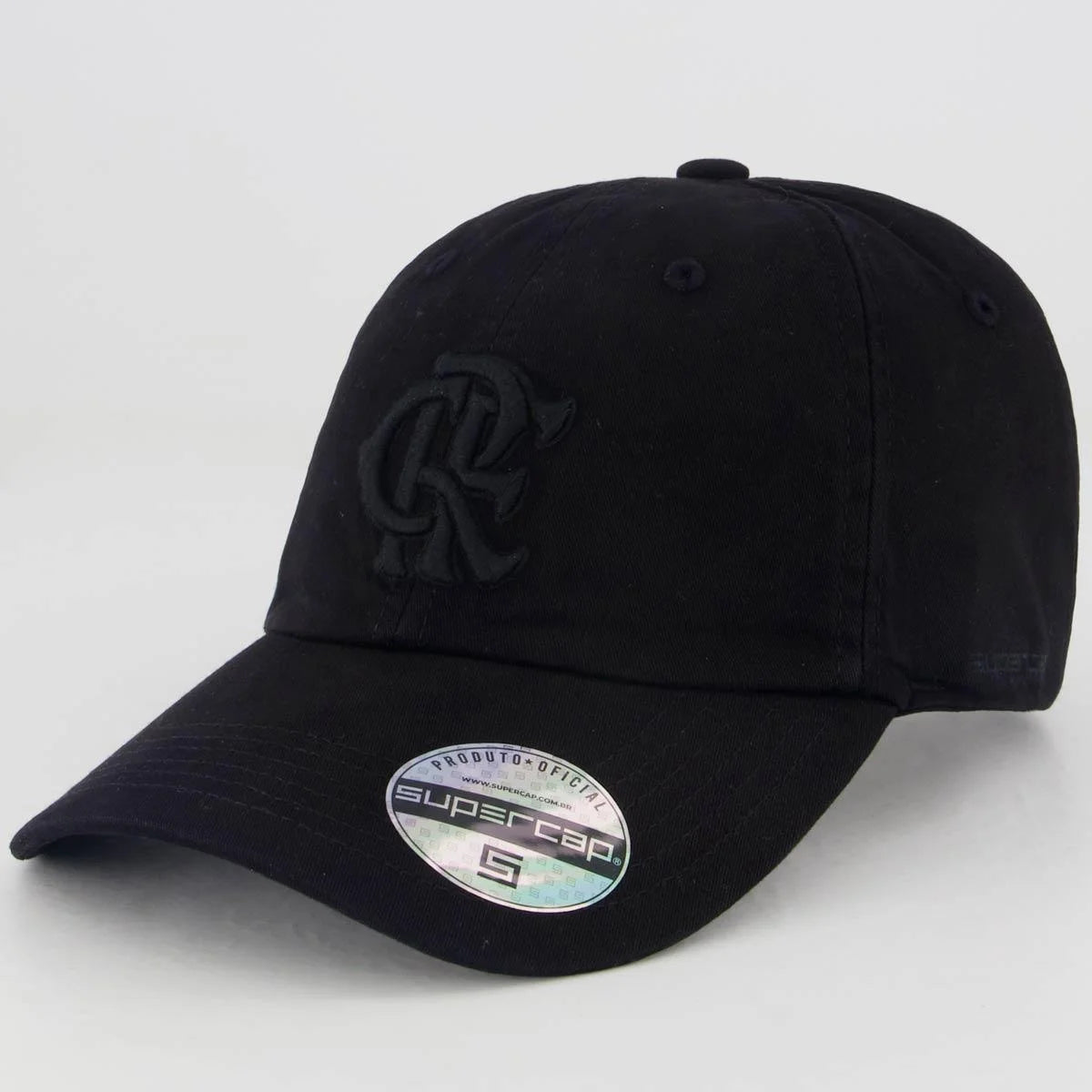 Boné Flamengo Zico 6 panel - Preto