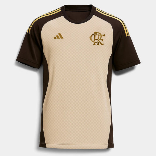 Camisa Flamengo 26/27 Treino Bege - Masculina