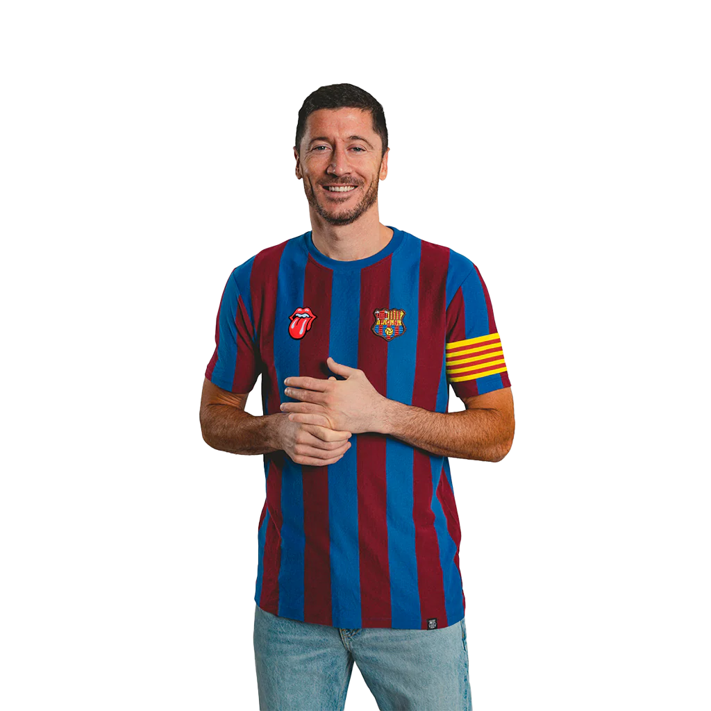 Camisa Edição limitada Barcelona x Rolling Stones