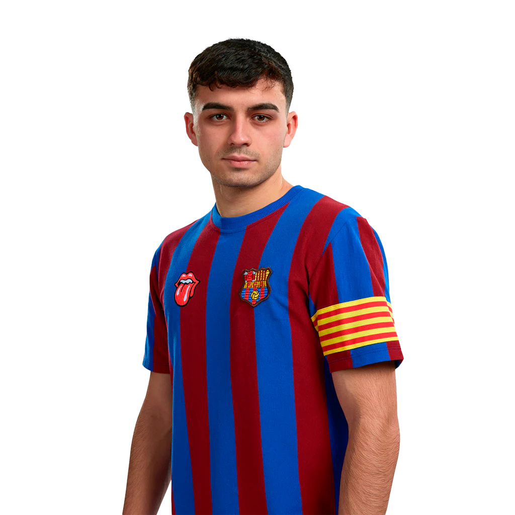 Camisa Edição limitada Barcelona x Rolling Stones