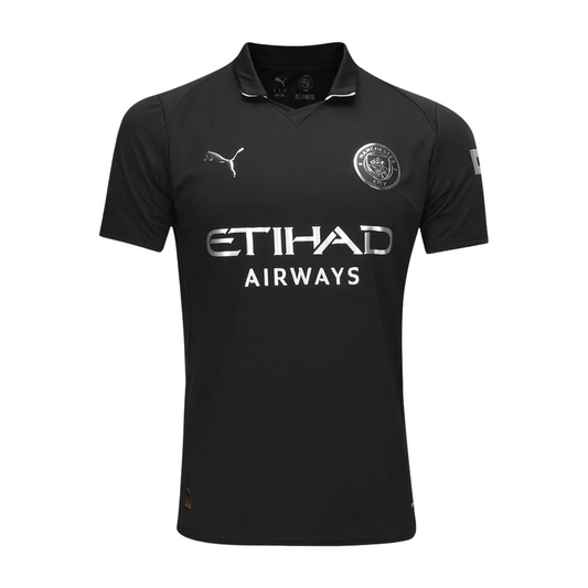 Camisa Manchester City Away 2025/26 – Uniforme 2 – Preto