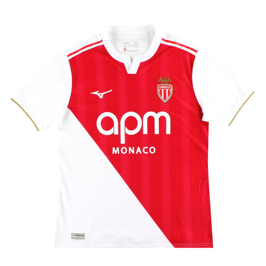 Camisa I Monaco Mizuno 2025-26 - Vermelha e Branca