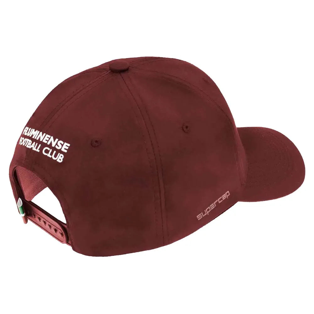 Boné Fluminense Aba Curva Escudo Frontal Grená