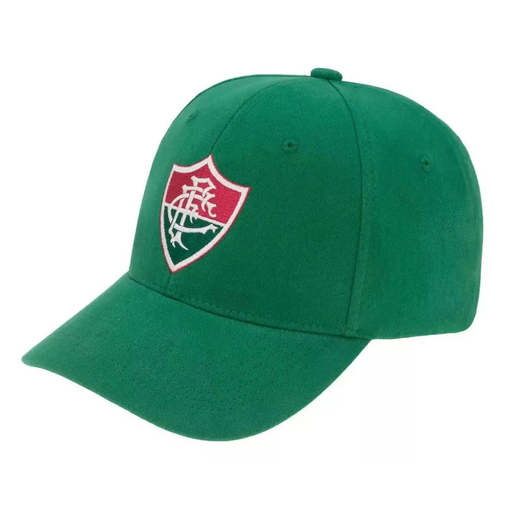 Boné Fluminense Aba Curva Escudo Frontal Verde