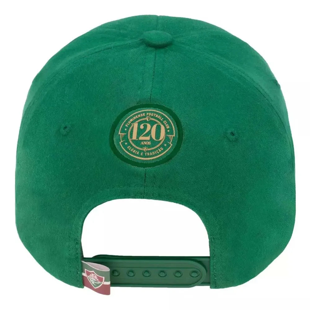 Boné Fluminense Aba Curva Escudo Frontal Verde
