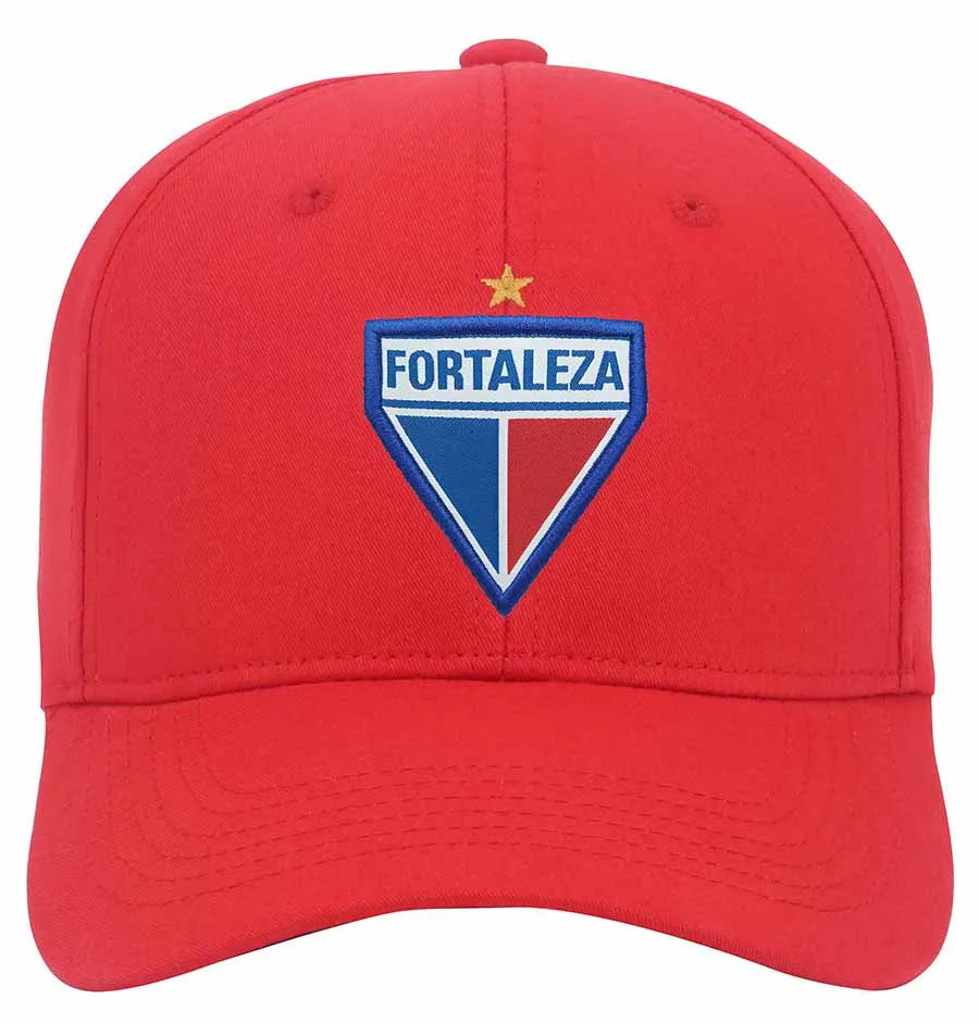 Boné Fortaleza 6 panel - Vermelho