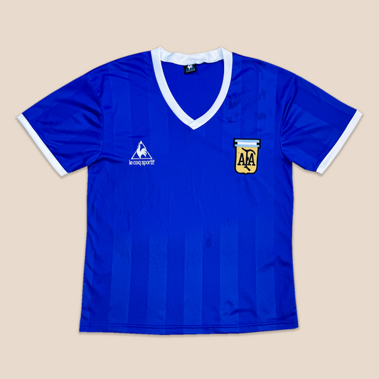 Camisa Argentina Reserva 1986 - Azul