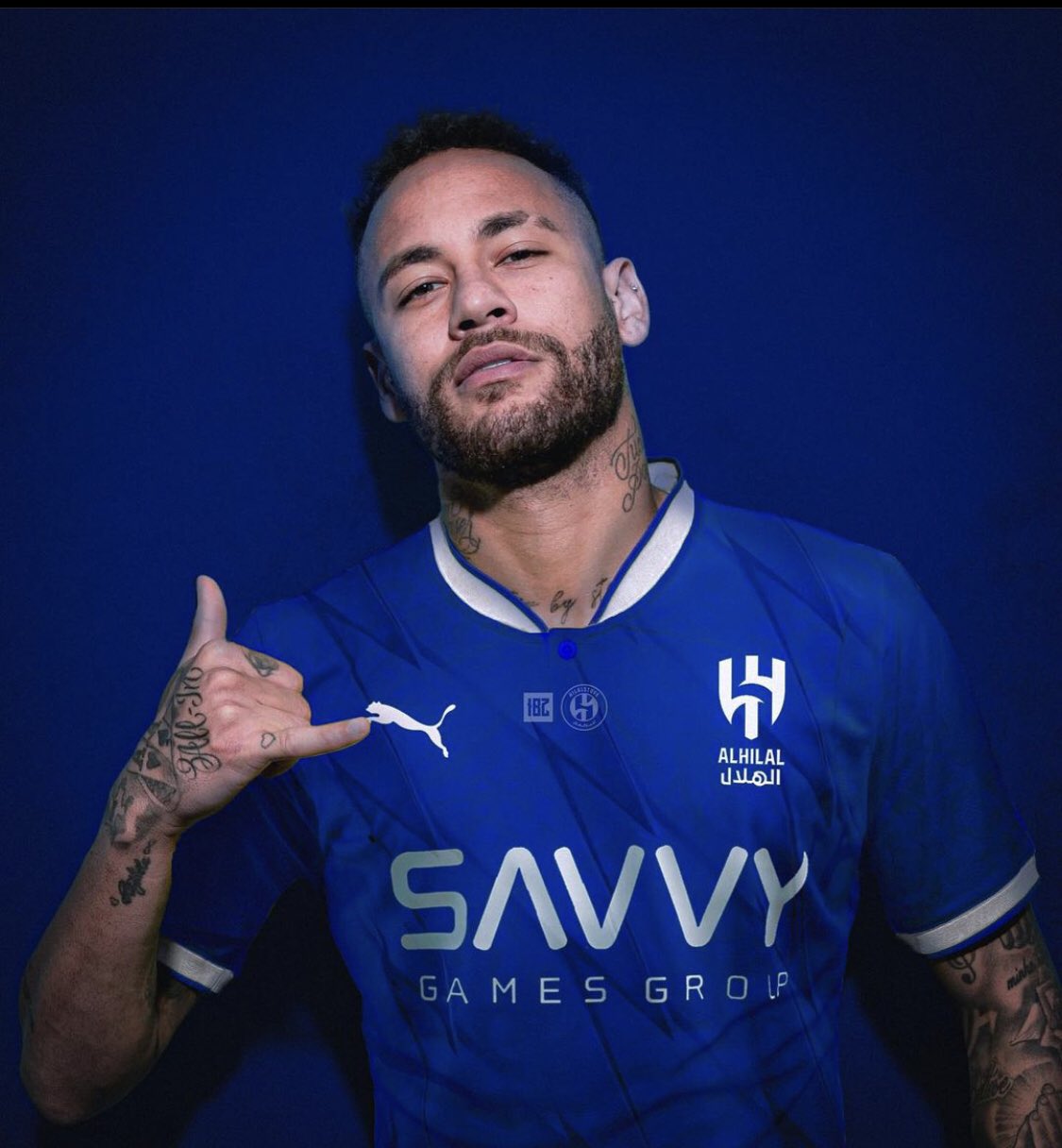 Camisa Al-Hilal 23/24 - Azul - Nova camisa do Neymar