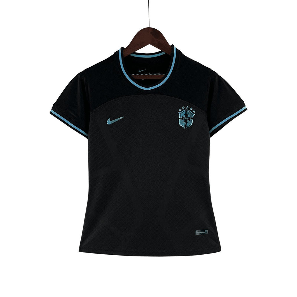 Camisa Brasil Conceito Black 2022 - Nike Torcedor Feminino