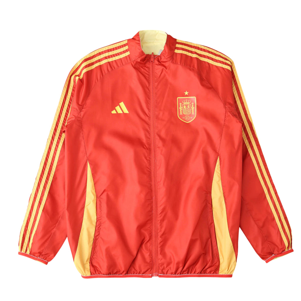 Jaqueta Espanha 25/26 Masculina - Laranja e Branca